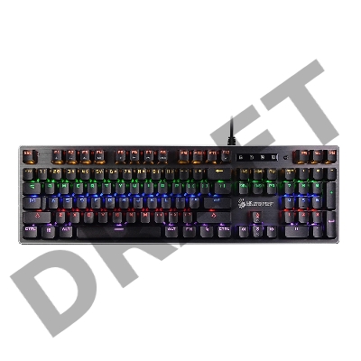 Клавиатура A4Tech B760 механическая черный/серый USB Gamer LED