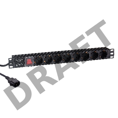 Блок розеток горизонтальный ExeGate ServerPro PDU-19H806 Al-8S-C14-3-SW, 19 Блок розеток горизонтальный ExeGate ServerPro PDU-19H806 Al-8S-C14-3-SW, 19