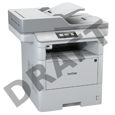 МФУ Brother MFC-L6900DW, лазерный принтер/сканер/копир/факс A4, 50 стр/мин, 1200x1200 dpi, 1024 Мб, дуплекс, ADF80, подача: 570 лист., вывод: 150 лист., Post Script, Ethernet, USB, Wi-Fi, цв. ЖК-дисплей (старт.к-ж 12000 стр)