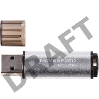 Накопитель USB2.0 32GB Move Speed M1 серебро
