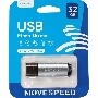 Накопитель USB2.0 32GB Move Speed M1 серебро