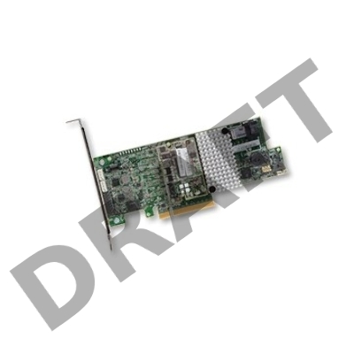 Контроллер LSI MegaRAID SAS9361-4I SGL  (LSI00415) SAS 12G, (PCI-E 3.0 x8, LP) , RAID 0,1,10,5, 4port (1*intSFF8643), Каб.отдельно