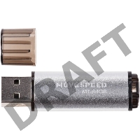 Накопитель USB2.0 64GB Move Speed M1 серебро