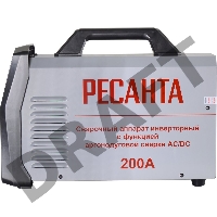Сварочный аппарат Ресанта САИ-200АД (АС/DC) инвертор ММА DC/TIG