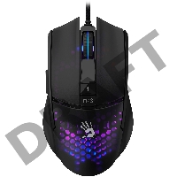 Мышь A4Tech Bloody L65 Max черный/фиолетовый оптическая (12000dpi) USB