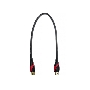 Кабель HDMI 19M/M ver. 2.0 black red, 0.5m VCOM <CG525-R-0.5>