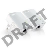 Сетевой адаптер TP-Link TL-PA4010KIT AV600 Nano Powerline Ethernet Adapter Starter Kit, Ultra Compact Size, 500Mbps Powerline Datarate,  10/100Mbps Fast Ethernet, HomePlug AV, Green Powerline,  Plug and Play, Twin Pa