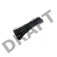 Стяжка нейлон 2.5X150мм (100шт./уп.) , черная