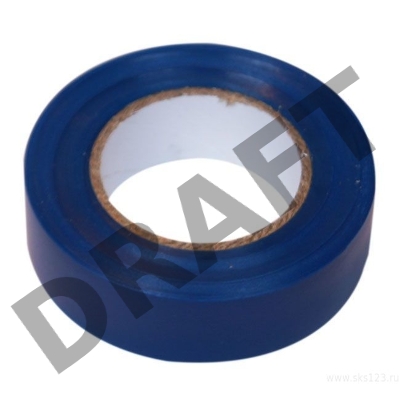 Изолента Iek UIZ-20-10-K07 0,18х19 мм синяя 20 метров ИЭК