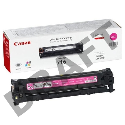 Тонер-картридж Canon Cartridge 716M (1978B002) пурпурный, 1500 стр., для LBP-5050/5050N