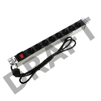 Блок распределения питания ЦМО R-16-8S-V-440-3 гор.размещ. 8xSchuko базовые 16A Schuko 3м