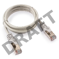 Патч-корд 1.0м , FTP Cat. 5E, Gembird PP22e-1m, литой, многожильный