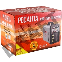 Сварочный аппарат Ресанта САИ-200АД (АС/DC) инвертор ММА DC/TIG