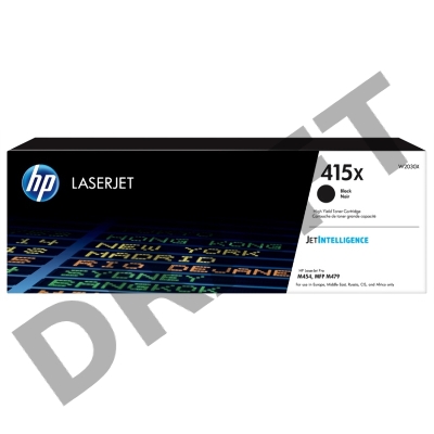 Тонер-картридж HP 415X W2030X черный для HP LJ M454/MFP M479 (7500стр.)