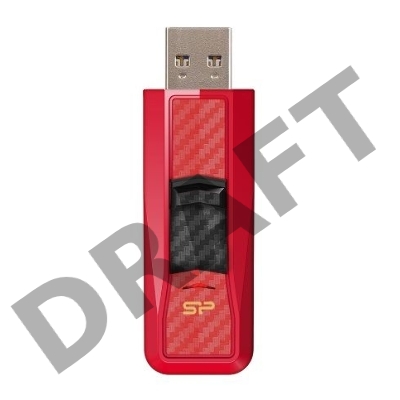 Флеш Диск 32Gb Silicon Power Blaze B50, USB 3.0, Красный
