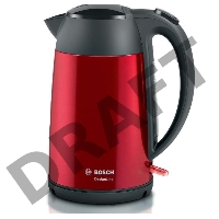 Чайник электрический Bosch TWK3P424 1.7л. 2400Вт красный (корпус: нержавеющая сталь)