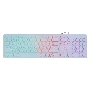 Клавиатура Oklick 420MRL white USB slim Multimedia LED [1091227]