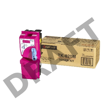 Тонер-картридж Kyocera-Mita TK-820M пурпурный для FS-C8100DN 7000стр.