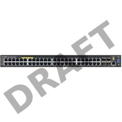 Коммутатор ZYXEL XGS3700-48HP 48-port Managed L2+ High Power PoE Gigabit Switch with 4 slots 10G SFP+
