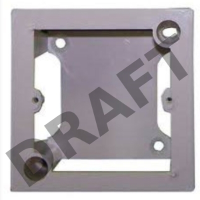 Настенная коробка под рамку французского стандарта, 45х45 мм