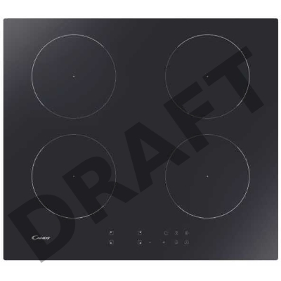 Индукционная варочная панель CANDY CJ2D46TKT, 60см, черная
