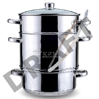 Соковарка KELLI KL-4108 6,0л(Объем 6 л. 3х-слойное капсульное дно. Дуршлаг для фруктов, овощей, ягод. Прозрачная стеклянная крышка с паровыпуском. Удобные ручки не нагреваются. Высококачественная нерж. сталь 18/10. Зеркальная полировка. Подходит к индукци
