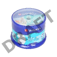 Диск CD-R Verbatim 700 Mb, 52x, Cake Box (50), DL+, Full Ink Printable (50/200)