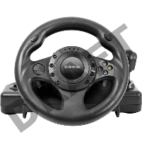 Руль DEFENDER FORSAGE DRIFT 64370 {12 кн., рычаг коробки передач, USB/PS2/PS3}