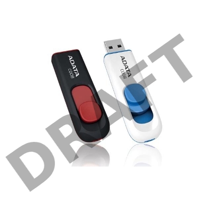 Флеш Диск AData 16Gb C008 AC008-16G-RKD USB2.0 красный