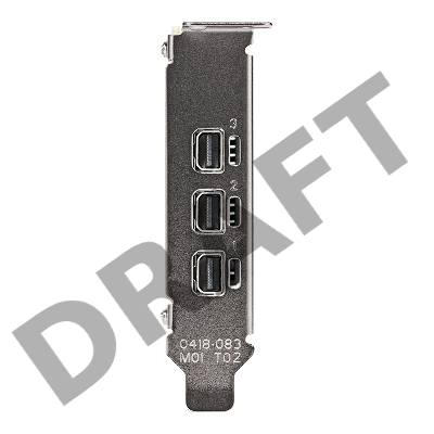 Видеокарта 4Gb PNY VCNT400-PB PCI-E GDDR6 3xminiDP (NVIDIA Quadro T400)