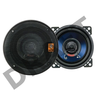 Колонки автомобильные Mystery MC-442 120Вт 90дБ 4Ом 10см (4дюйм) (ком.:2кол.) коаксиальные двухполосные