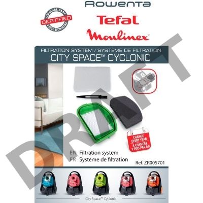 НЕРА-фильтр Tefal ZR005701 (6пылесбор.)