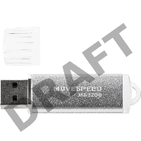 Накопитель USB2.0 32GB Move Speed M3 серебро