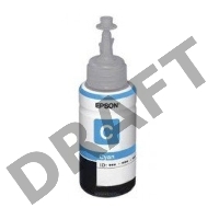 Чернила для EPSON C13T66424A Epson L100 (cyan) 70 мл