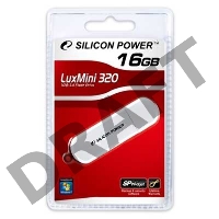 Флеш Диск Silicon Power 16Gb LuxMini 320 SP016GBUF2320V1W USB2.0 белый