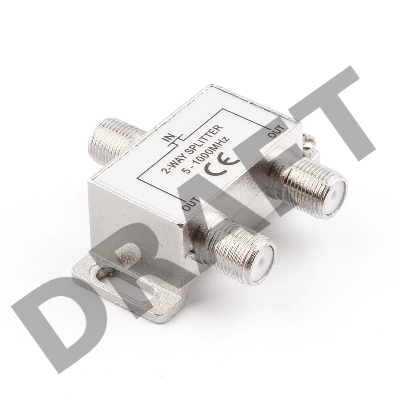 ТВ проф. сплиттер на 2 телевизора, Cablexpert AS-TV-02, 5-1000MHZ