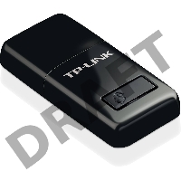 Сетевой адаптер TP-Link SOHO TL-WN823N Беспроводной USB мини адаптер 300Мбит/с стандарта N c кнопкой QSS(Realtec)