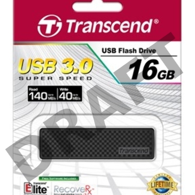 Флеш Диск Transcend 16Gb Jetflash 780 TS16GJF780 USB3.0 черный/серебристый