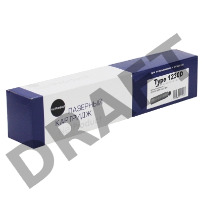 Тонер NetProduct Type 1230D для  Ricoh Aficio 2015/2018/MP1500/1900 (NetProduct) NEW, 9K, 260г, туба