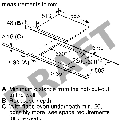 Электрическая варочная панель Series 6 BOSCH 60 см, черный, с рамкой