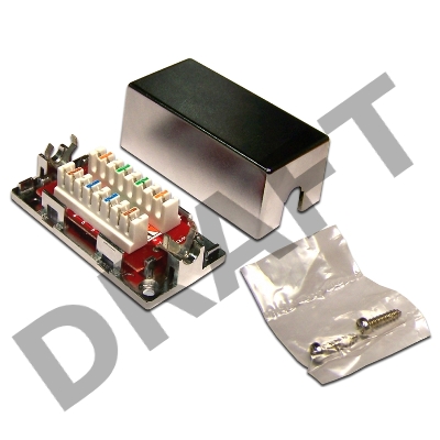 Соединительный модуль, экранированный, категории 5Е