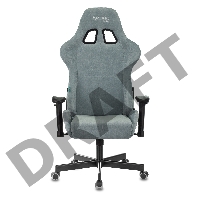 Кресло игровое Бюрократ VIKING KNIGHT LT28 FABRIC серо-голубой крестовина металл/пластик