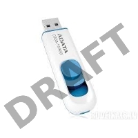 Флэш Диск ADATA Flash Drive 64Gb С008 AC008-64G-RWE {USB2.0, White}