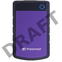 Внешний жесткий диск Transcend USB 3.0 1Tb TS1TSJ25H3P StoreJet 25H3P (5400 об/мин) 2.5