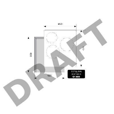 Индукционная варочная поверхность Lex EVI 430 BL черный