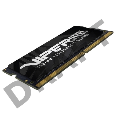 Модуль памяти SO-DIMM DDR 4 DIMM 16Gb PC21300, 2666Mhz, PATRIOT Viper Steel (PVS416G266C8S) (retail)