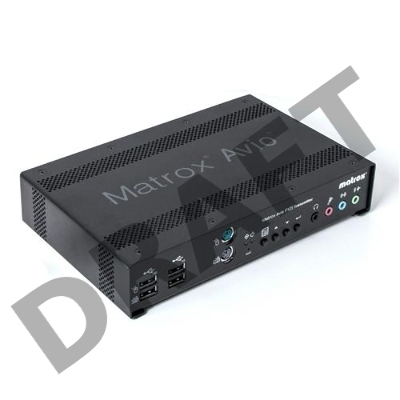 Видеокарта Matrox AV-F125TXF - Transmitter Fiber Optic KVM Extender DUAL display support