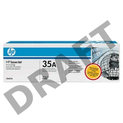 Тонер-картридж HP CB435A черный  для LJ P1005/P1006 1500стр.