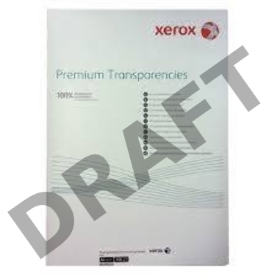 Пленка   XEROX Transparency Premium Universal  A4,100г/м,100л.длялазерной печати, прозрачная.