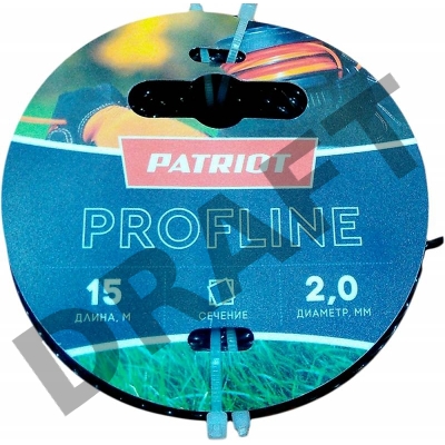 Леска для садовых триммеров Patriot Profline d=2.0мм L=15м (805402201)